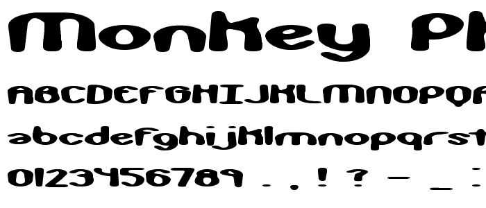 Monkey Phonics -BRK- font